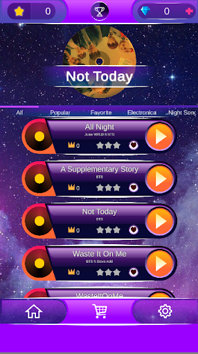 اسکرین شات 2 بازی BTS TILES HOP: KPOP Piano Tiles Hop