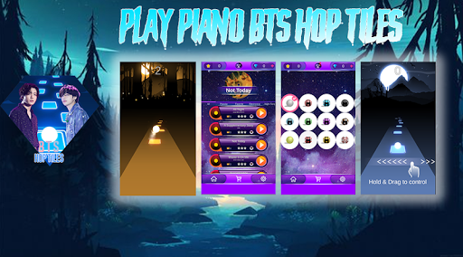 اسکرین شات 1 بازی BTS TILES HOP: KPOP Piano Tiles Hop