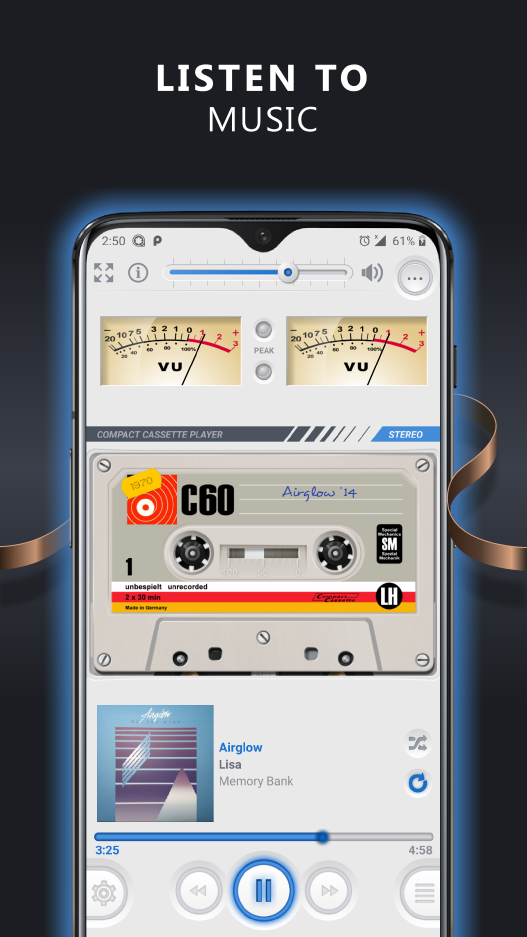 اسکرین شات 1 برنامه Casse-o-player