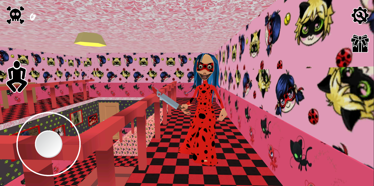 اسکرین شات 1 بازی Scary Lady Momo Bug & Granny Mother Bird Horror