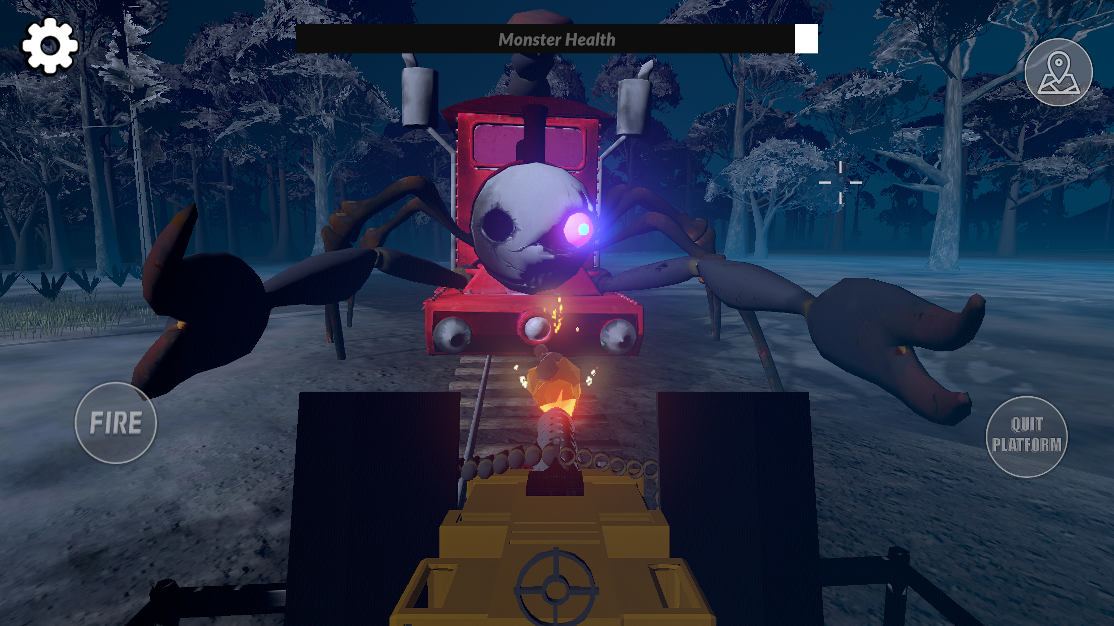 اسکرین شات 1 بازی Scary Spider Train Survival 1