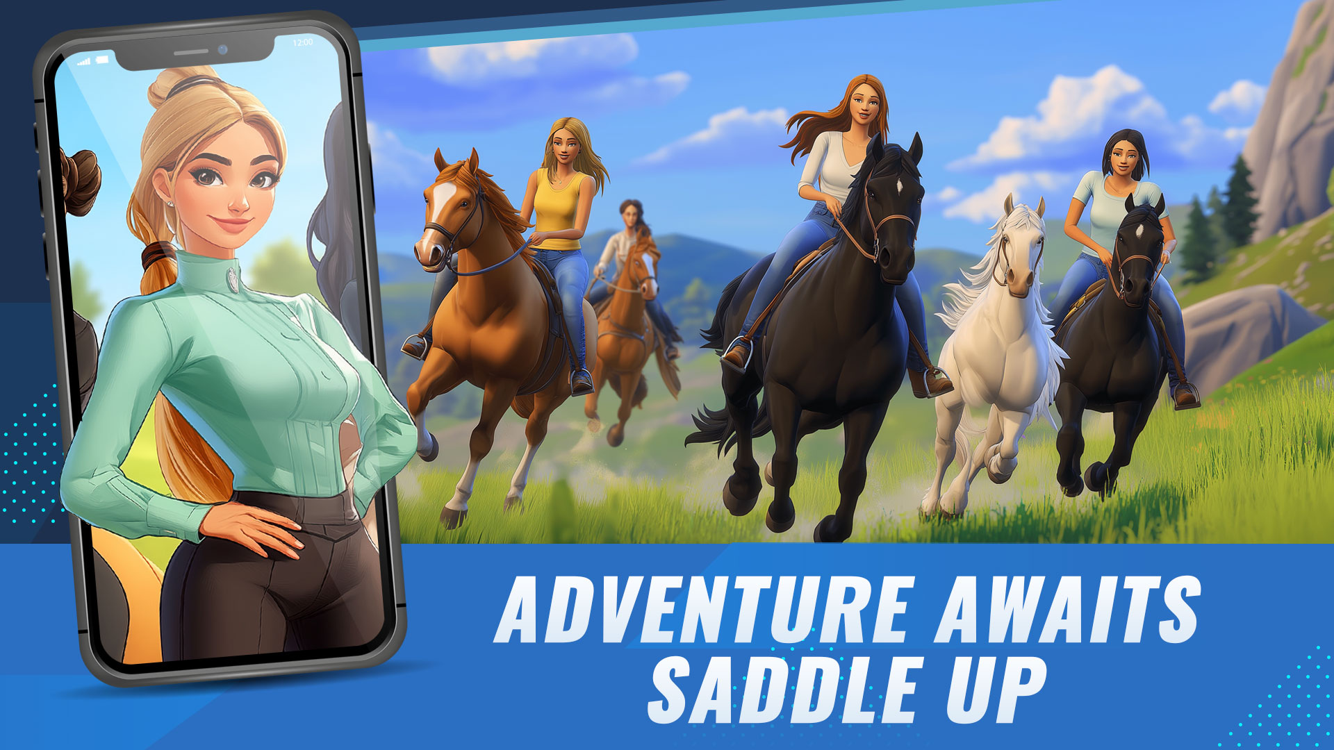 اسکرین شات 2 بازی Horse Riding 3D Simulation