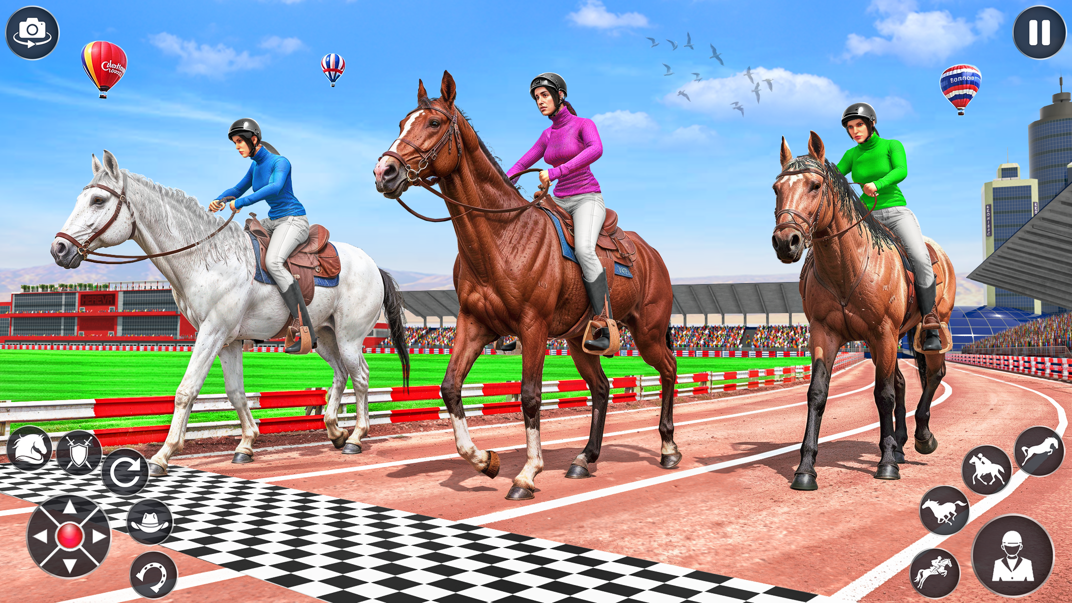 اسکرین شات 5 بازی Horse Racing Horse Riding Game