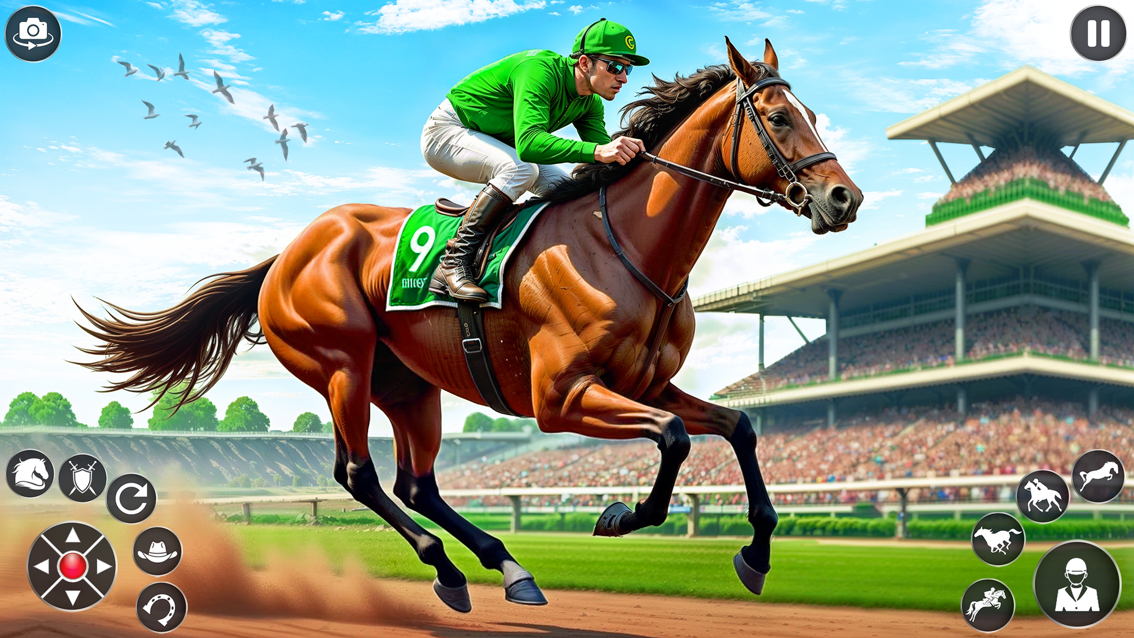 اسکرین شات 2 بازی Horse Racing Horse Riding Game