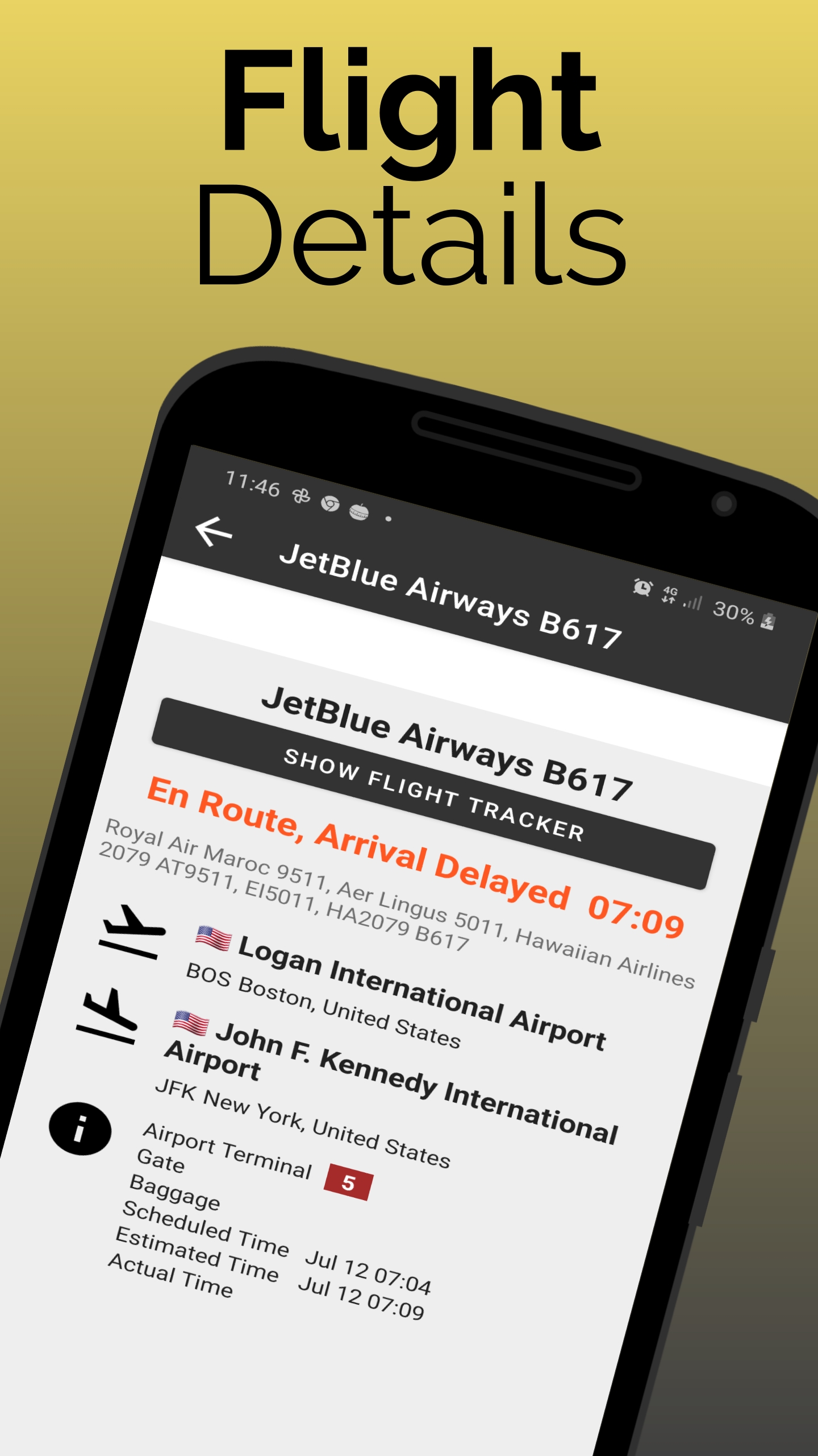 اسکرین شات 4 برنامه FLIGHTS Rome Fiumicino Airport