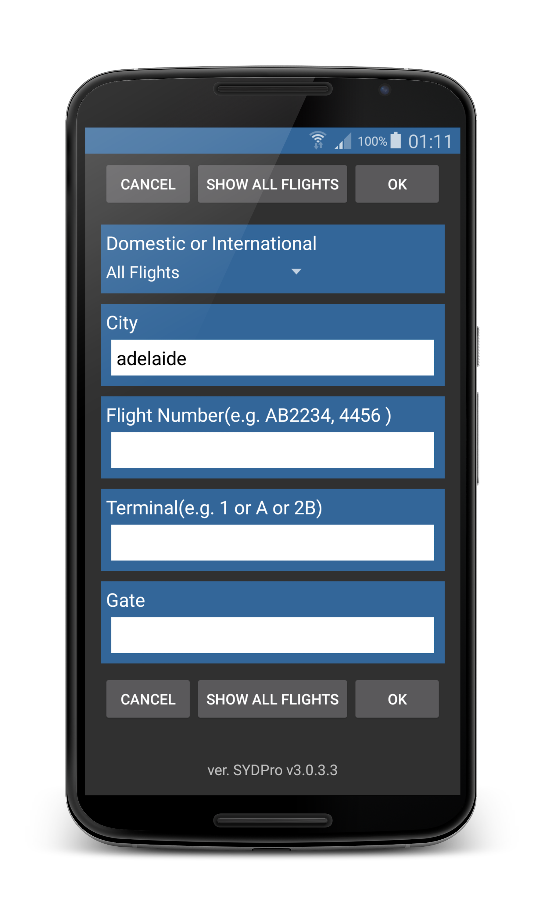 اسکرین شات 7 برنامه San Francisco Airport Flights