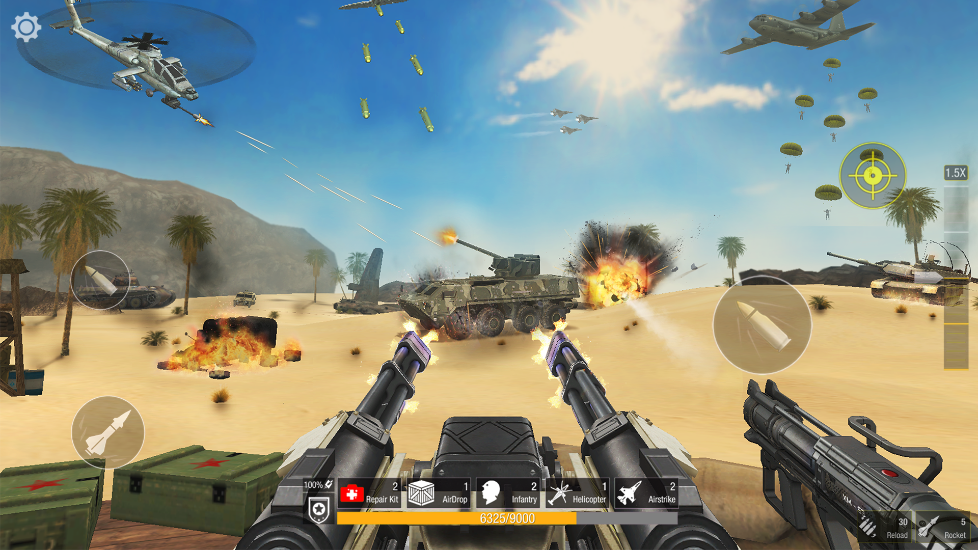اسکرین شات 3 بازی World War: Army Battle FPS 3D