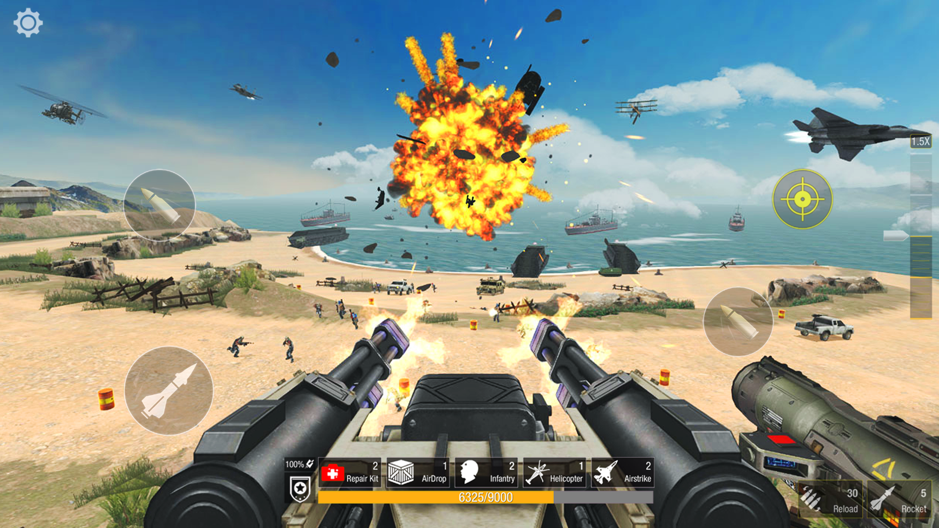 اسکرین شات 6 بازی World War: Army Battle FPS 3D