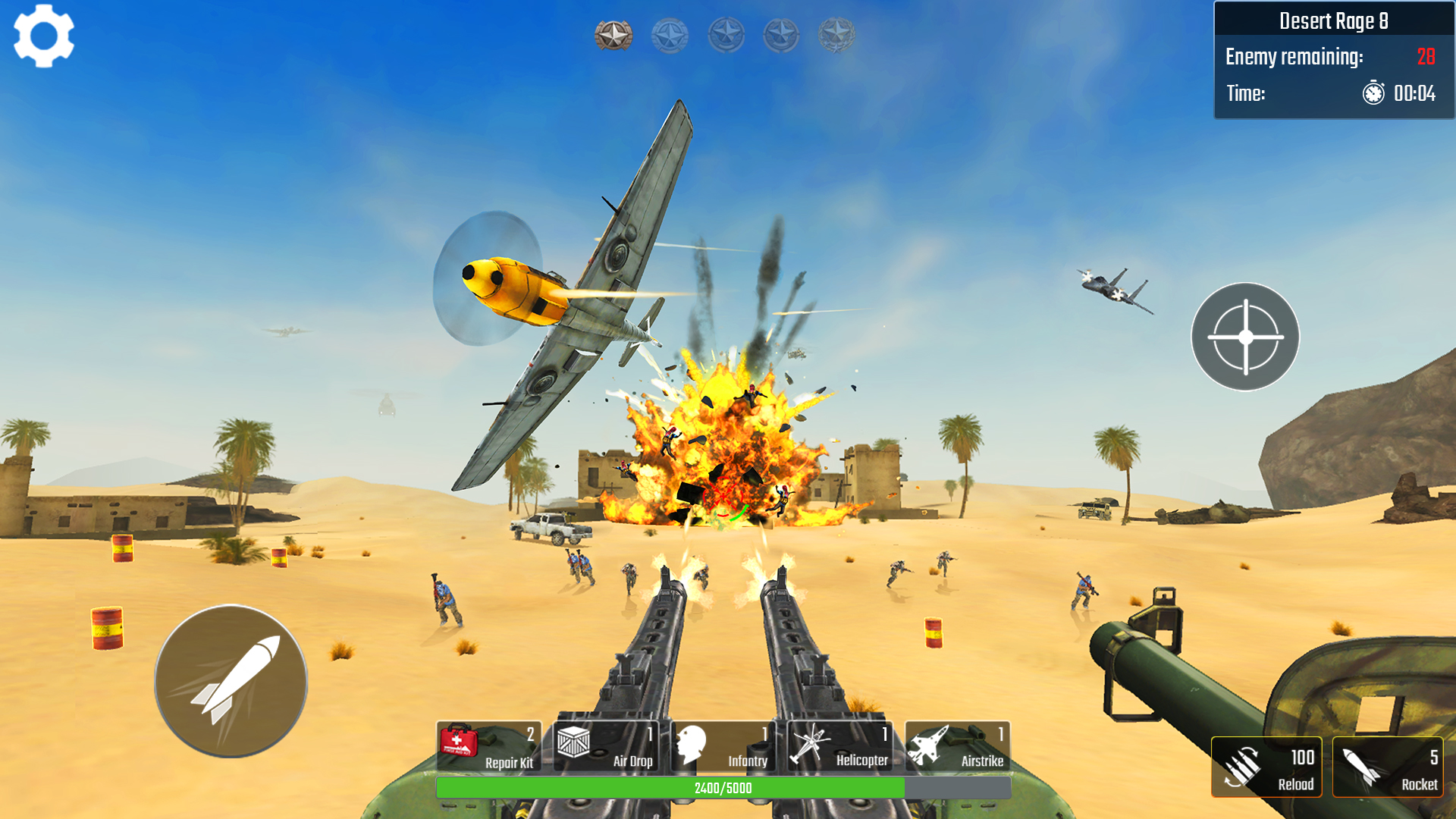اسکرین شات 1 بازی War Game: Beach Defense