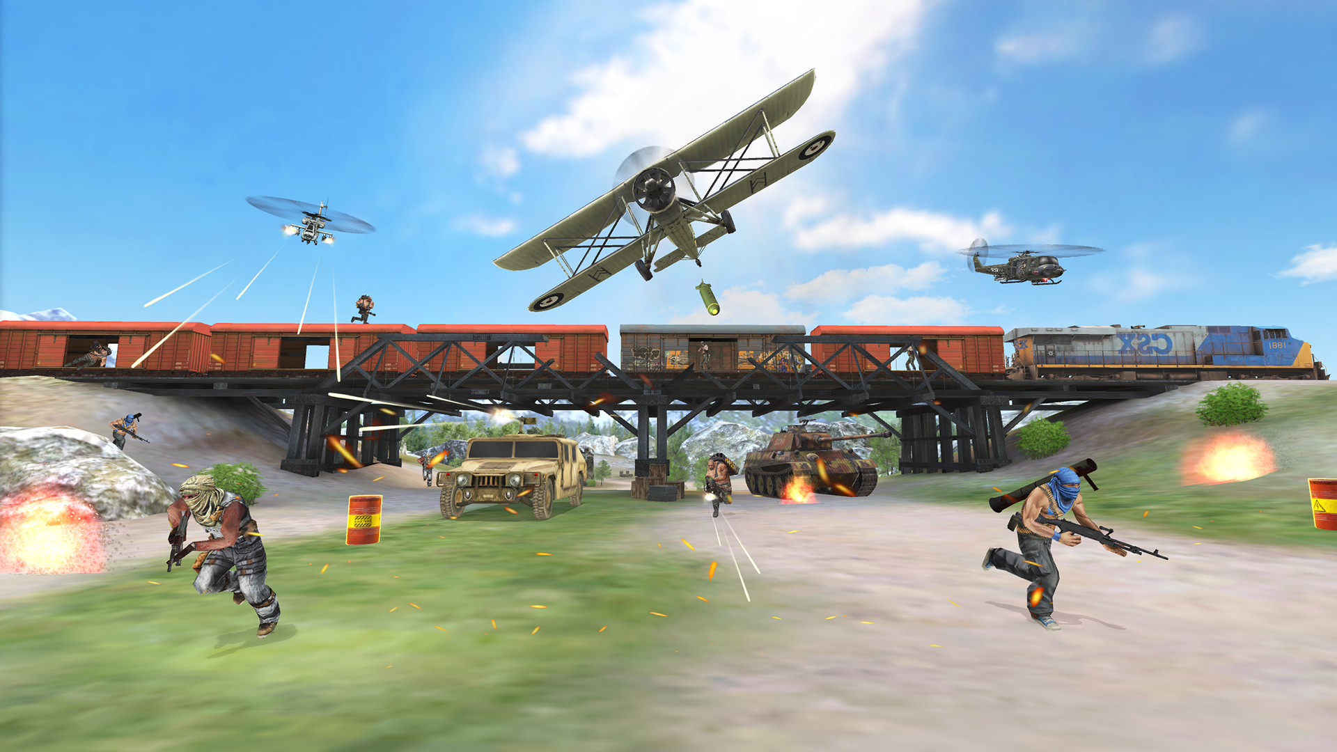 اسکرین شات 4 بازی War Game: Beach Defense