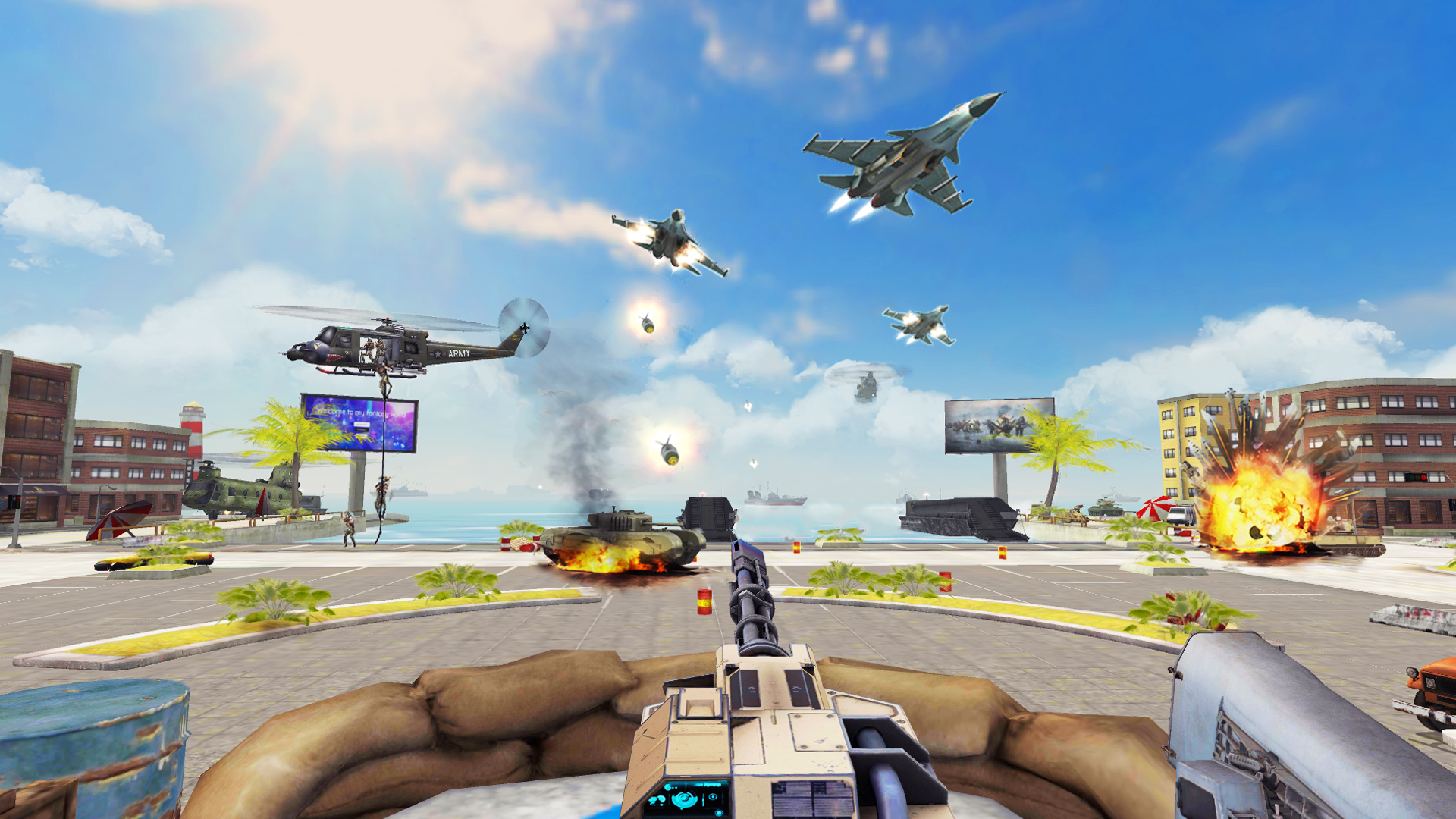 اسکرین شات 2 بازی War Game: Beach Defense