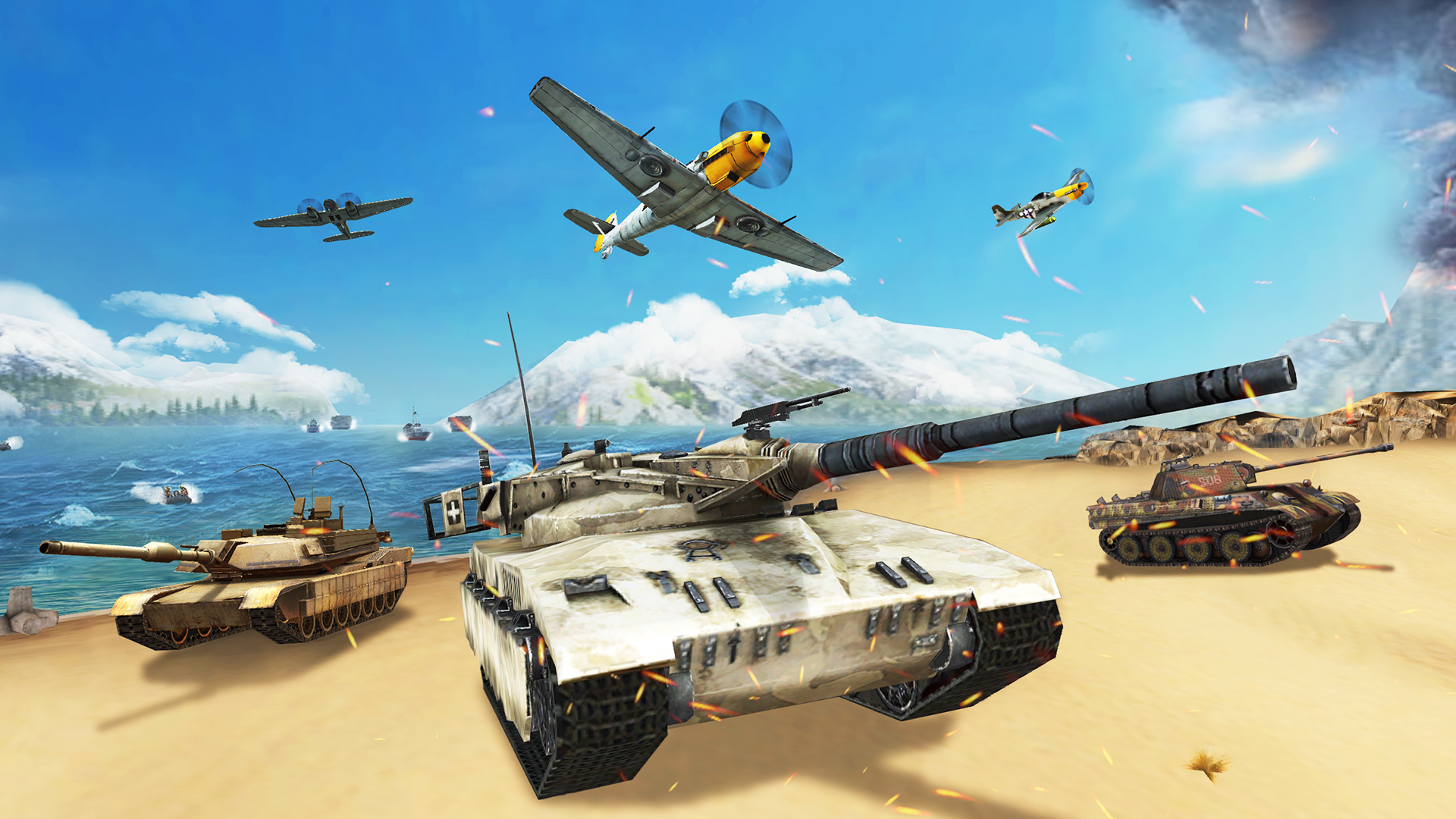 اسکرین شات 3 بازی War Game: Beach Defense