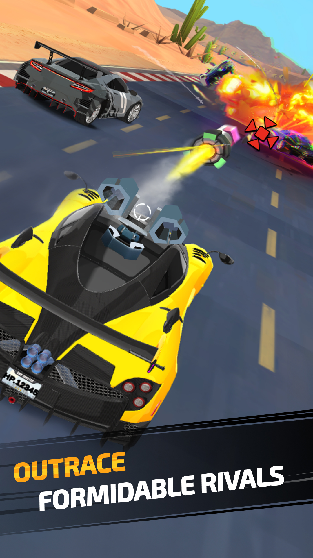 اسکرین شات 3 بازی Racing Fury: Car Battle PvP