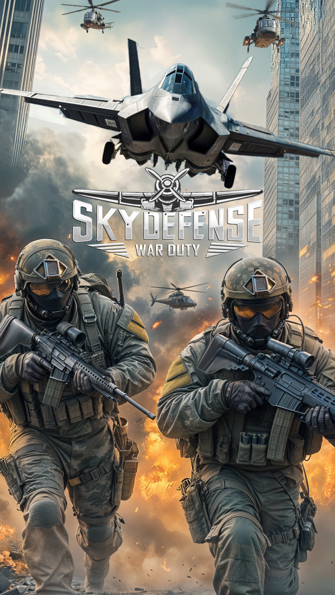 اسکرین شات 1 بازی Sky Defense: War Duty