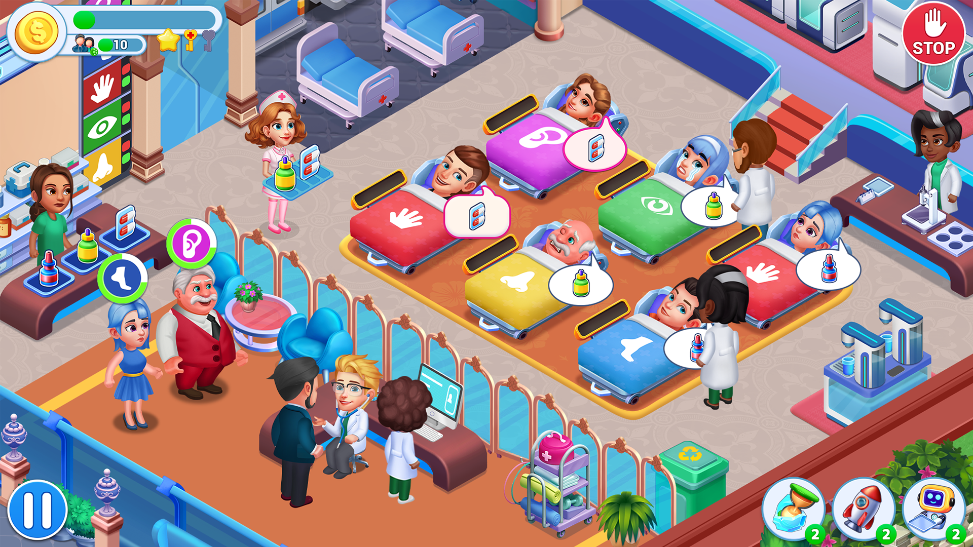 اسکرین شات 2 بازی Doctor Clinic - Hospital Games
