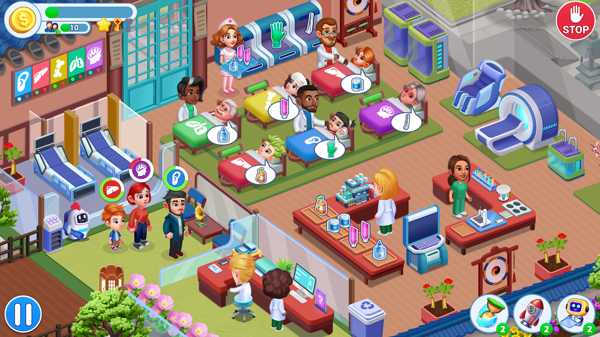اسکرین شات 5 بازی Doctor Clinic - Hospital Games