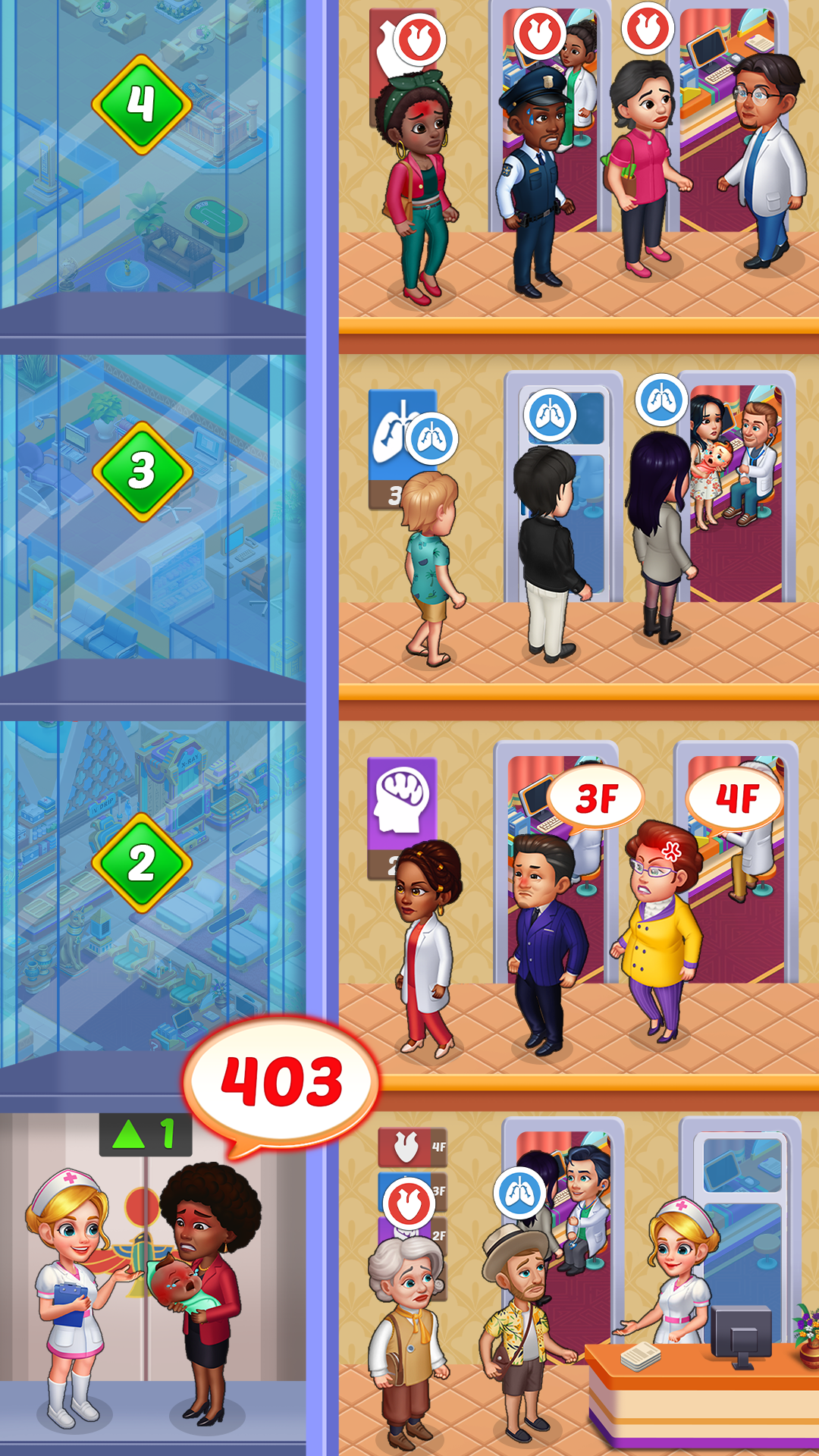 اسکرین شات 2 بازی Hospital Craze: Doctor Games