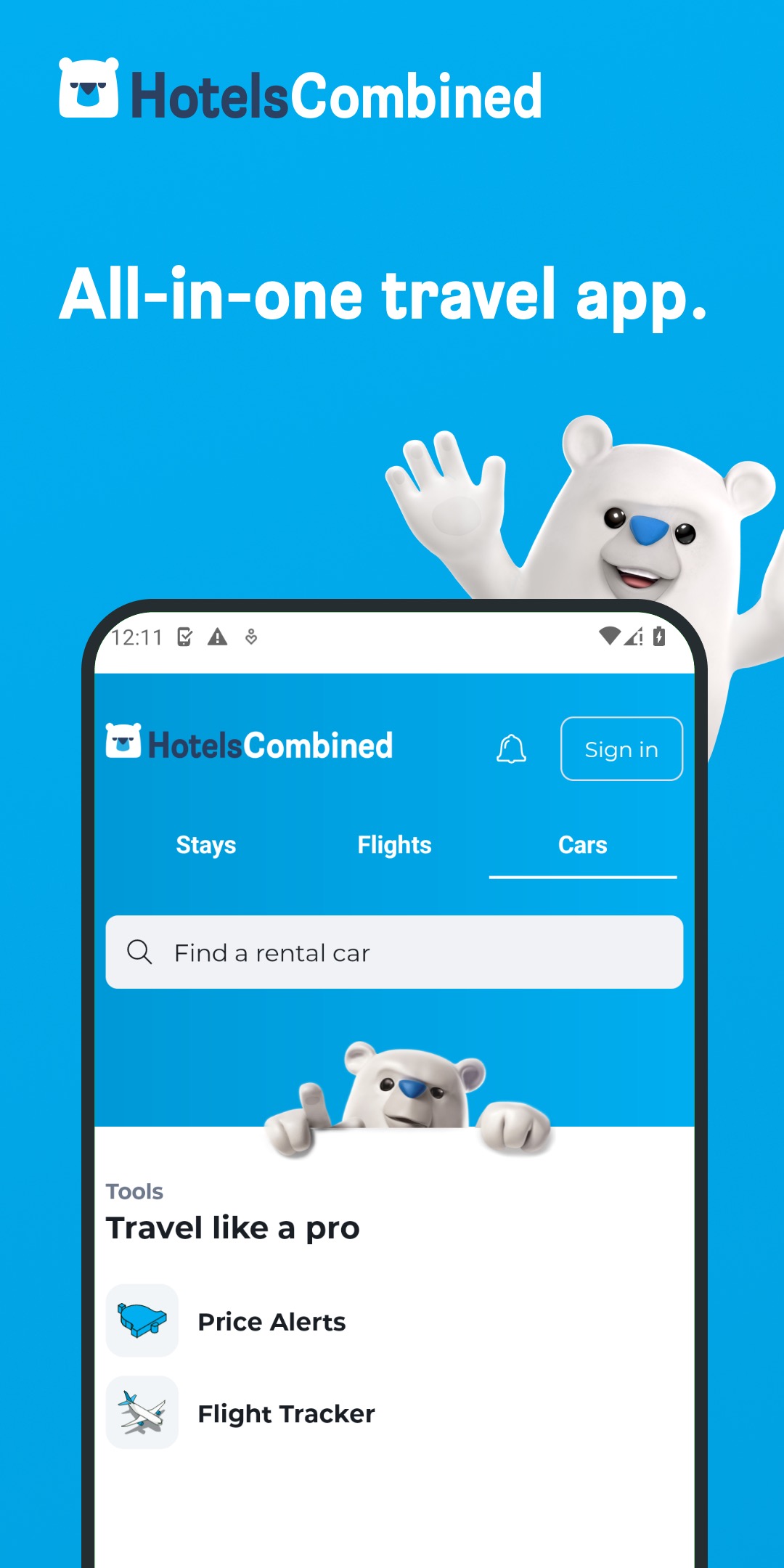 اسکرین شات 1 برنامه HotelsCombined - Travel Deals