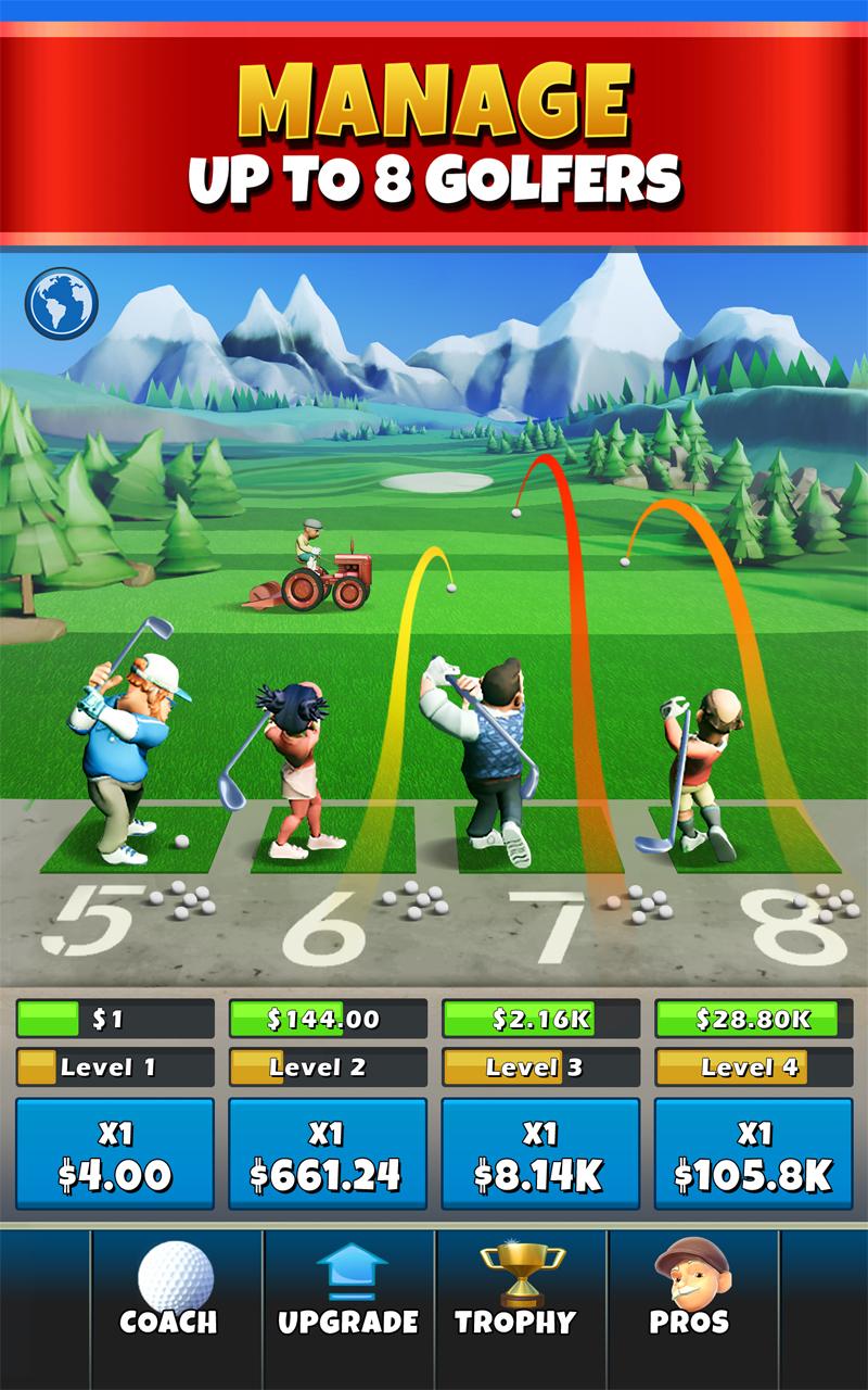 اسکرین شات 1 بازی Idle Golf Tycoon