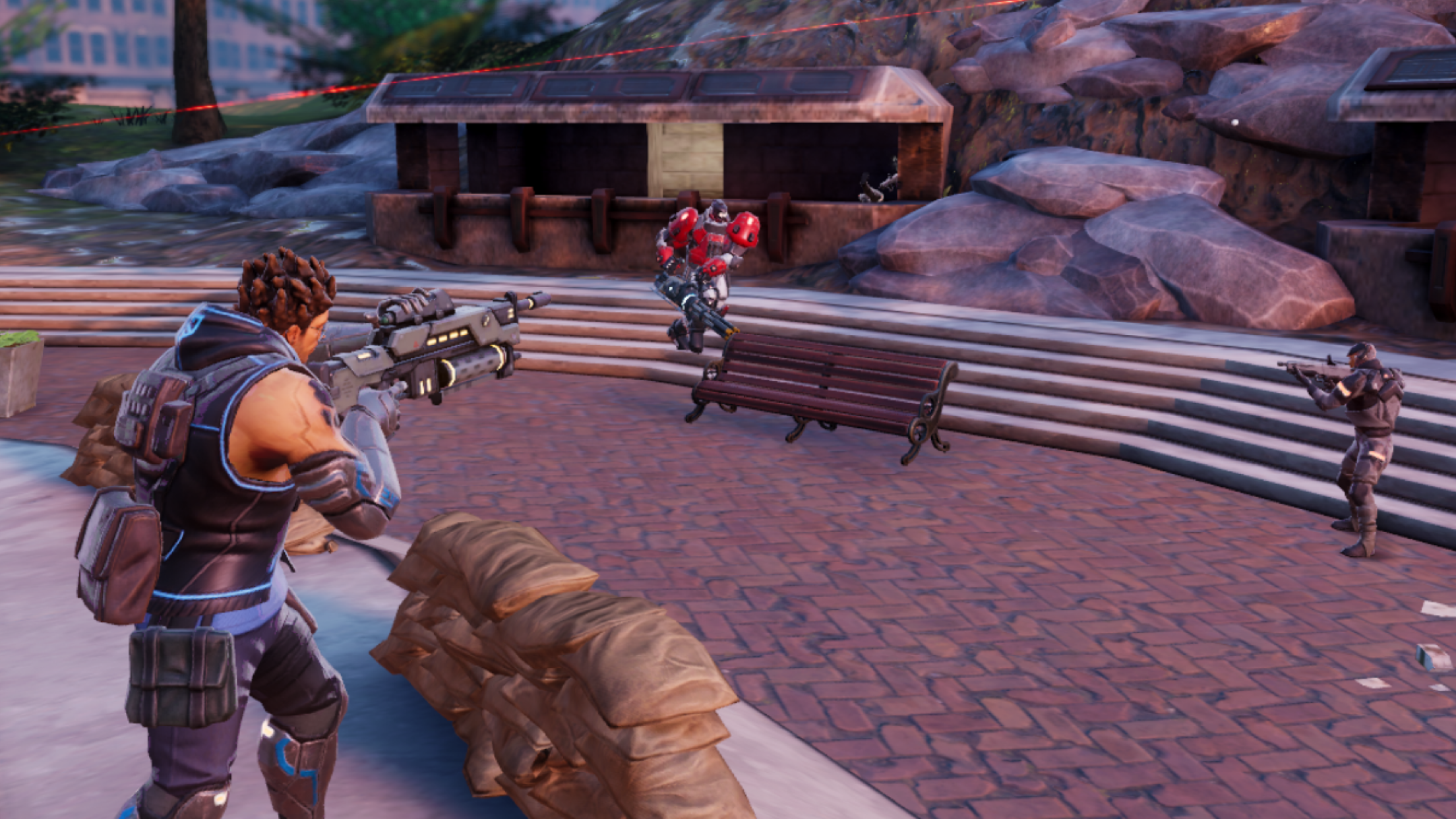 اسکرین شات 3 بازی Hero Hunters - 3D Shooter wars