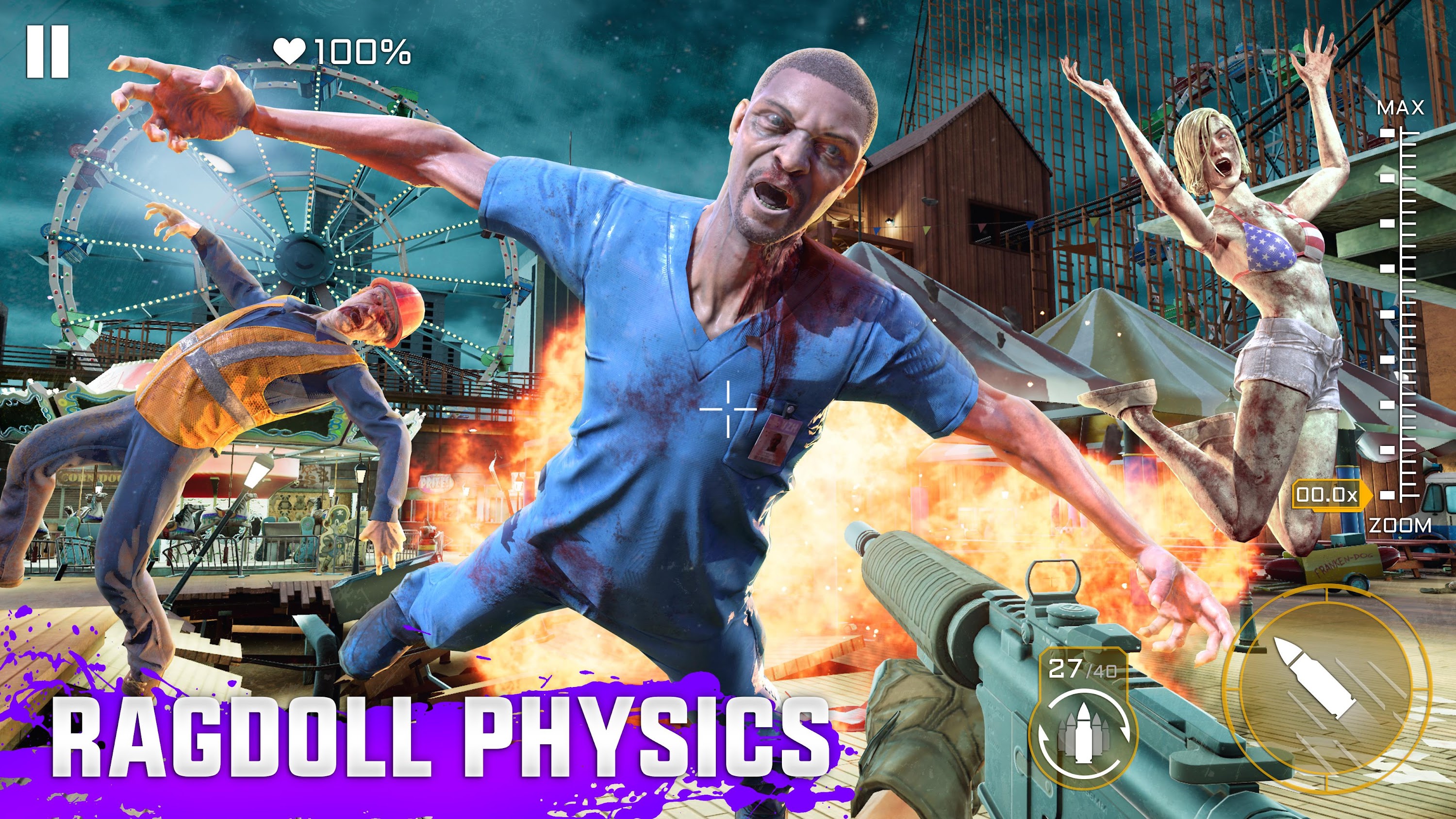 اسکرین شات 2 بازی Kill Shot Virus: Zombie FPS