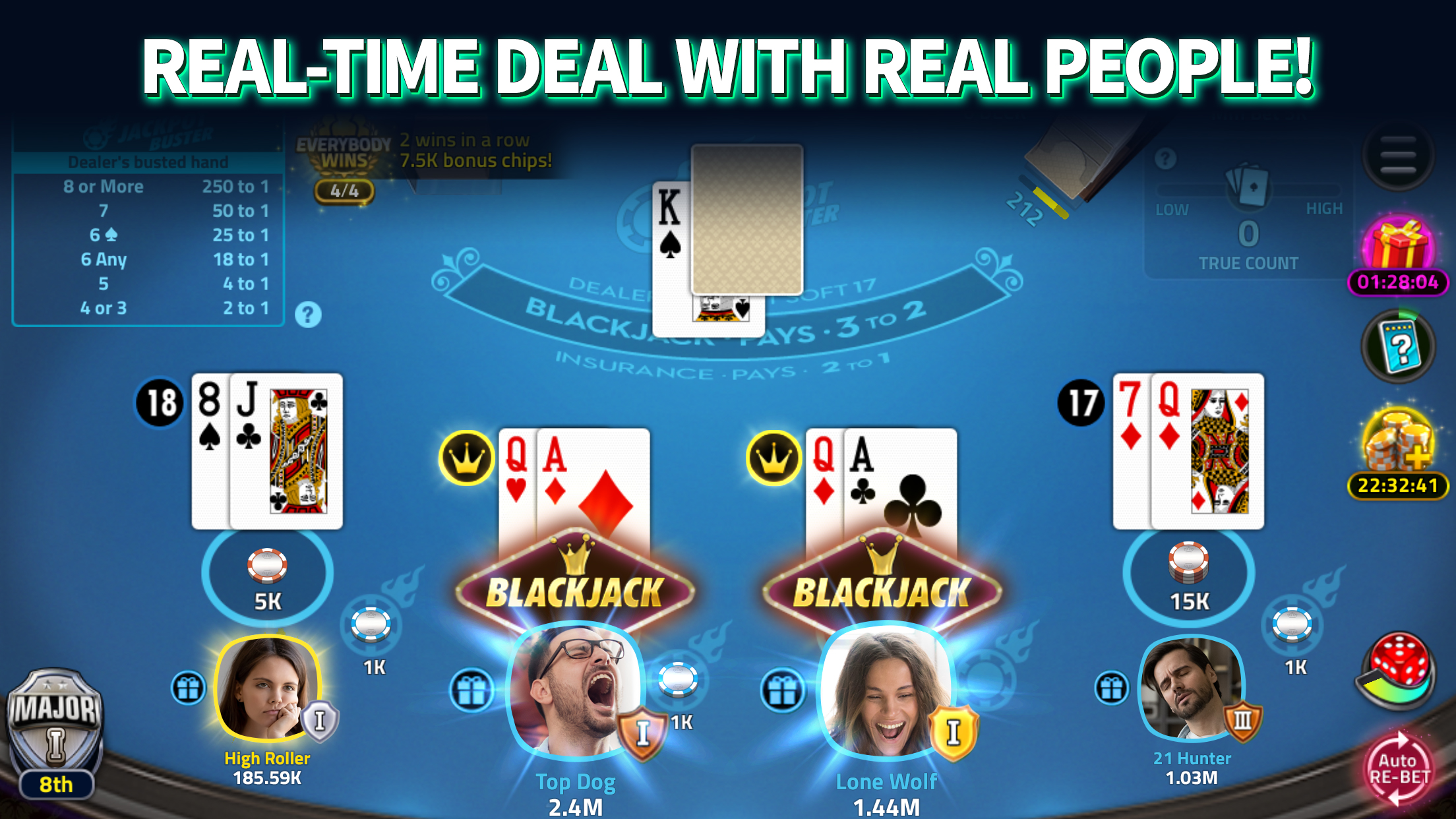 اسکرین شات 1 بازی House of Blackjack 21