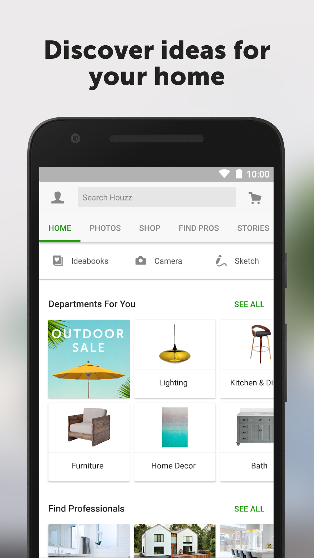 اسکرین شات 1 برنامه Houzz Interior Design Ideas