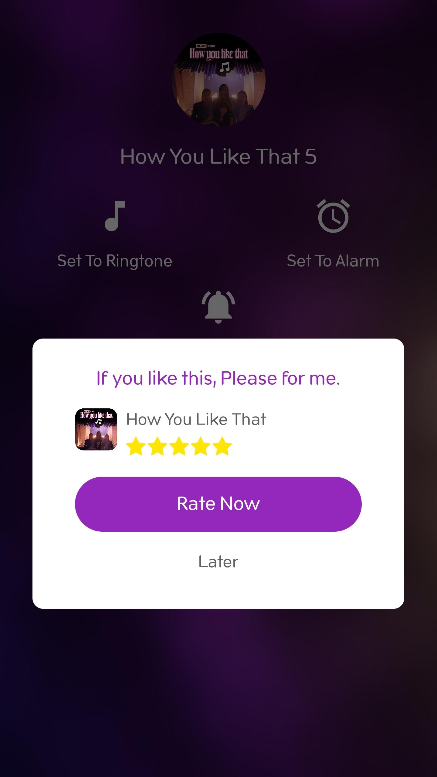 اسکرین شات 3 برنامه How You Like That  - Ringtone