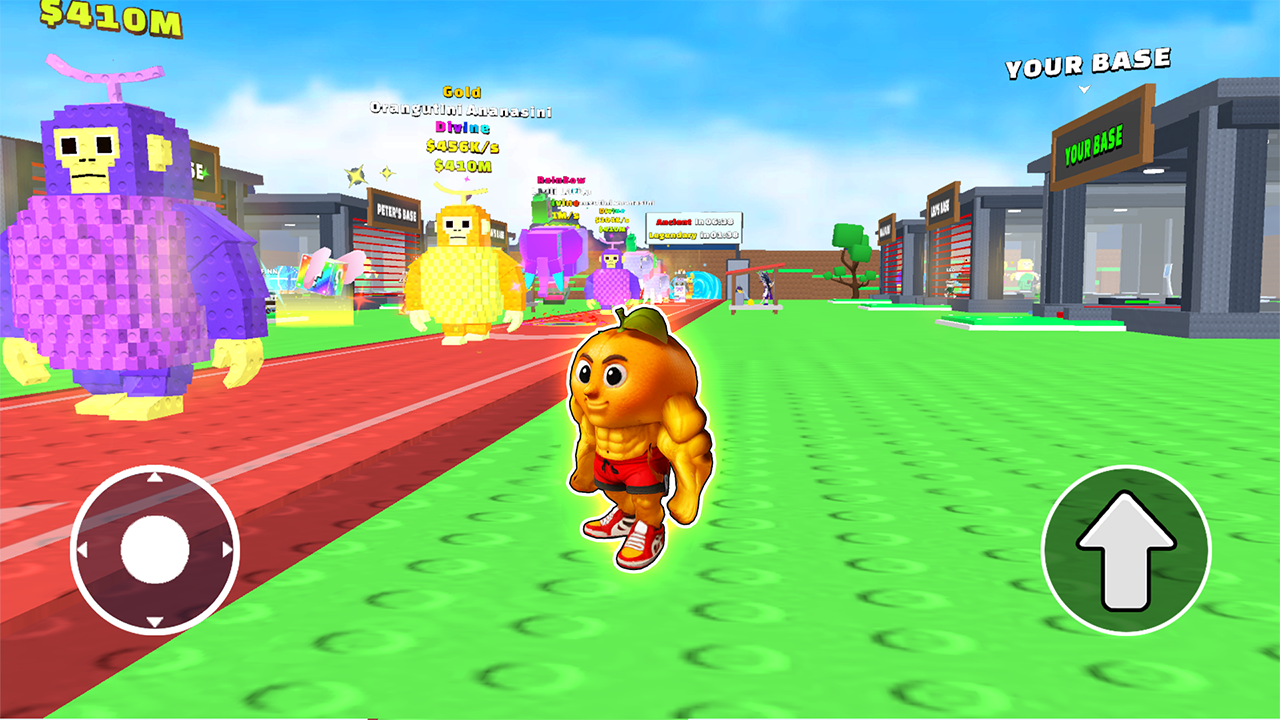 اسکرین شات 1 بازی Monster Parkour: Blox Obby Run