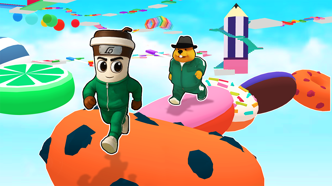 اسکرین شات 2 بازی Monster Parkour: Blox Obby Run