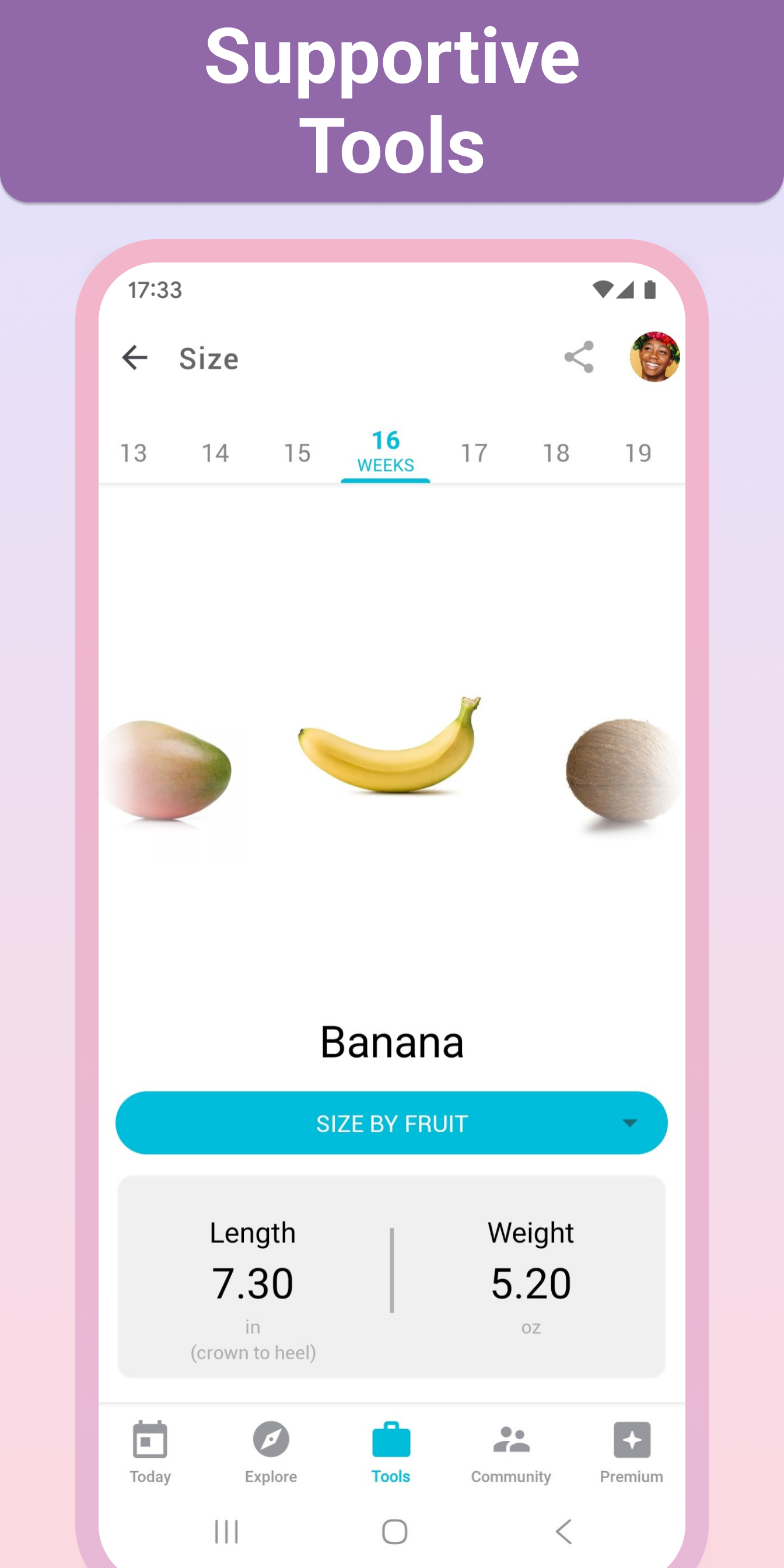 اسکرین شات 2 برنامه Pregnancy + | Tracker App
