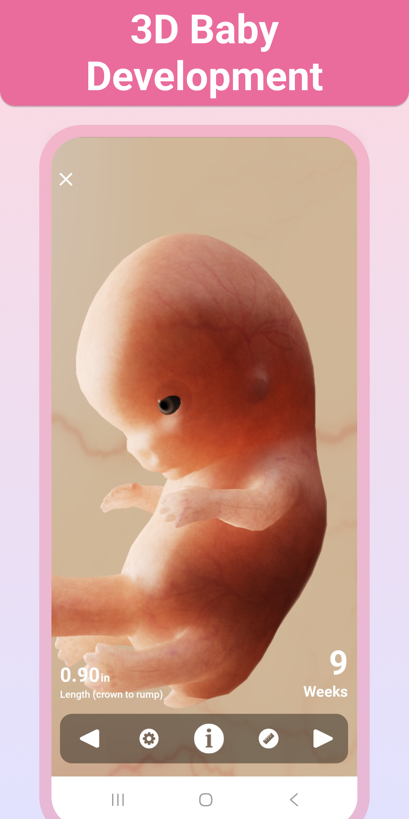 اسکرین شات 5 برنامه Pregnancy + | Tracker App