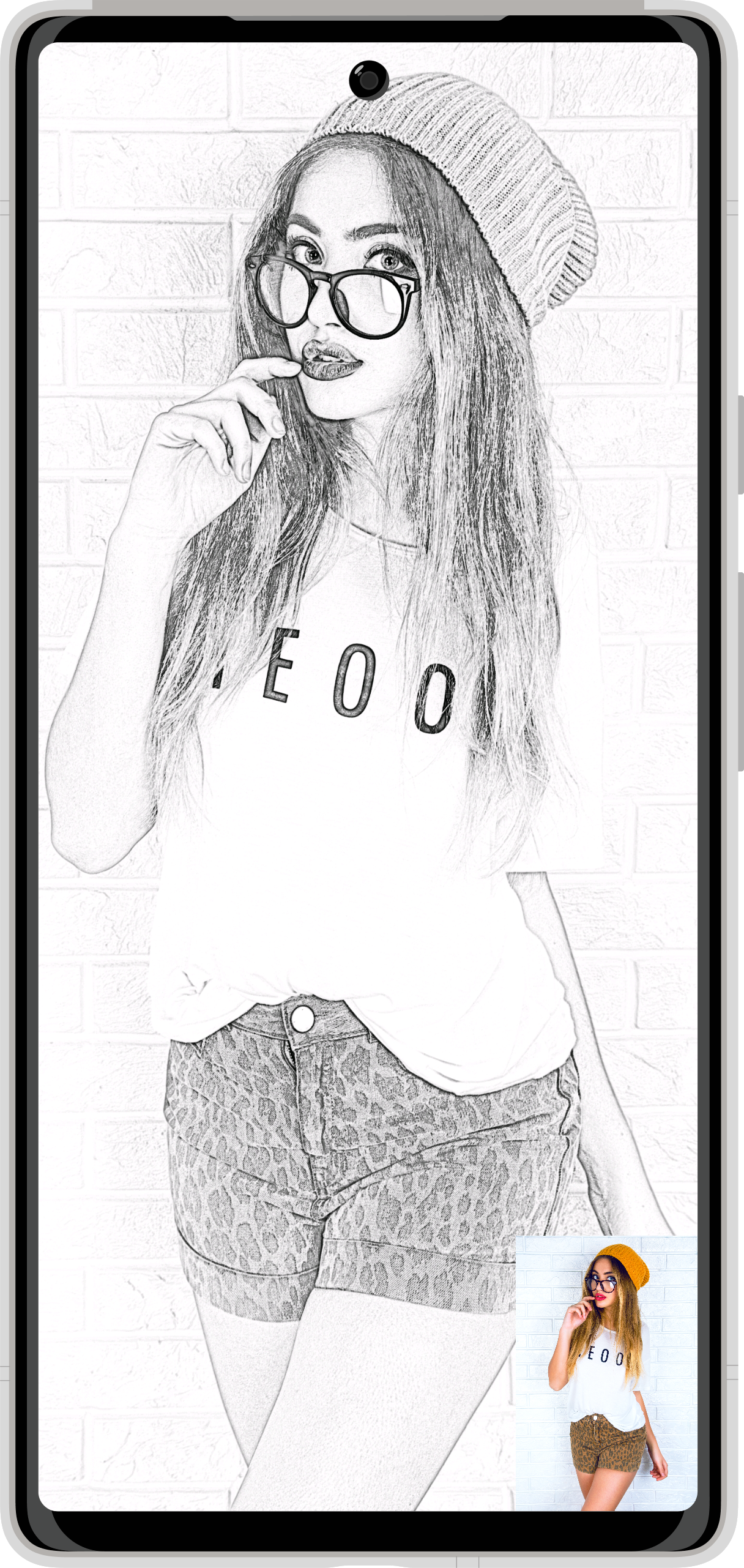 اسکرین شات 6 برنامه Pencil Photo Sketch : Drawing
