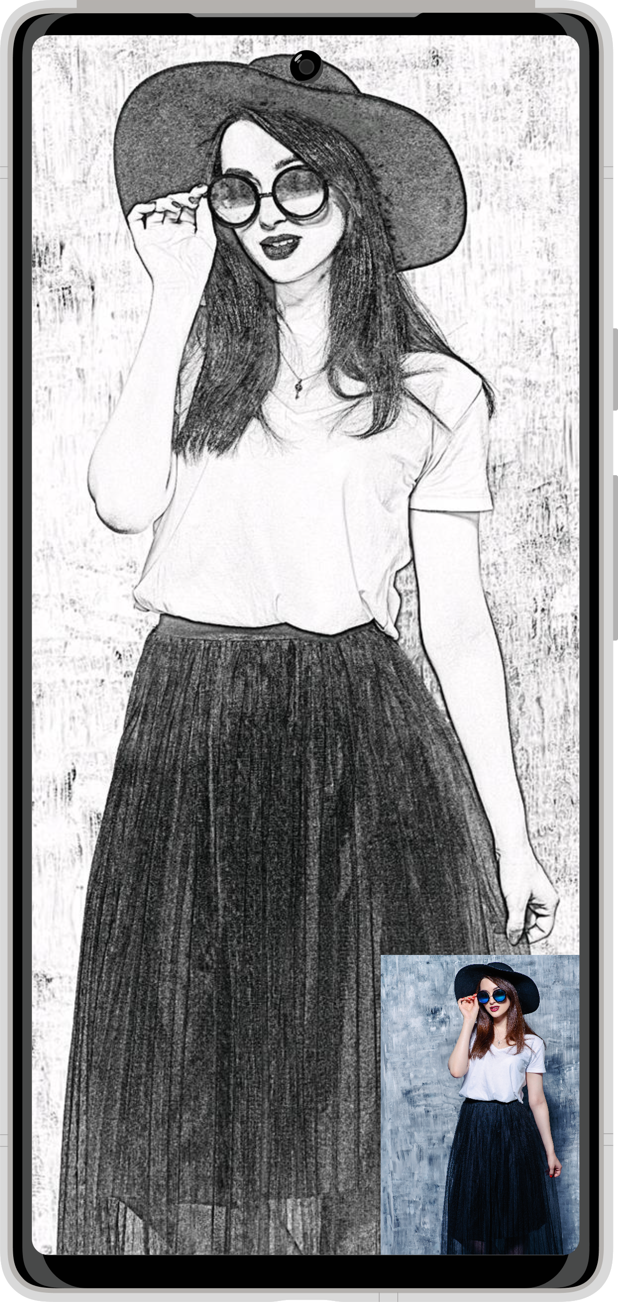 اسکرین شات 5 برنامه Pencil Photo Sketch : Drawing