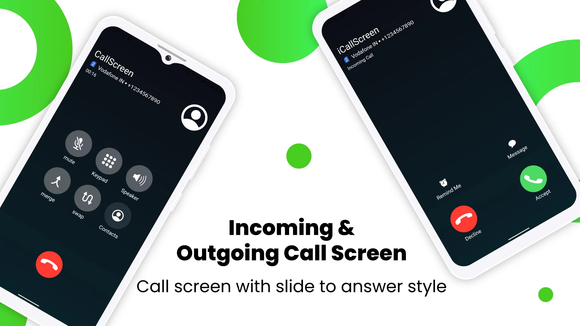 اسکرین شات 2 برنامه iCallScreen - Phone Dialer