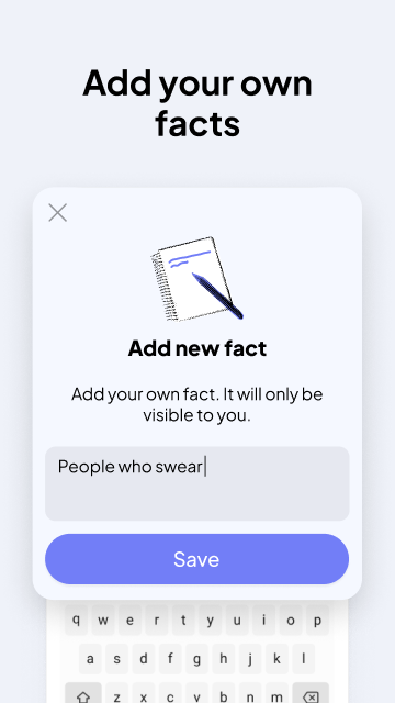اسکرین شات 5 برنامه Daily Random Facts