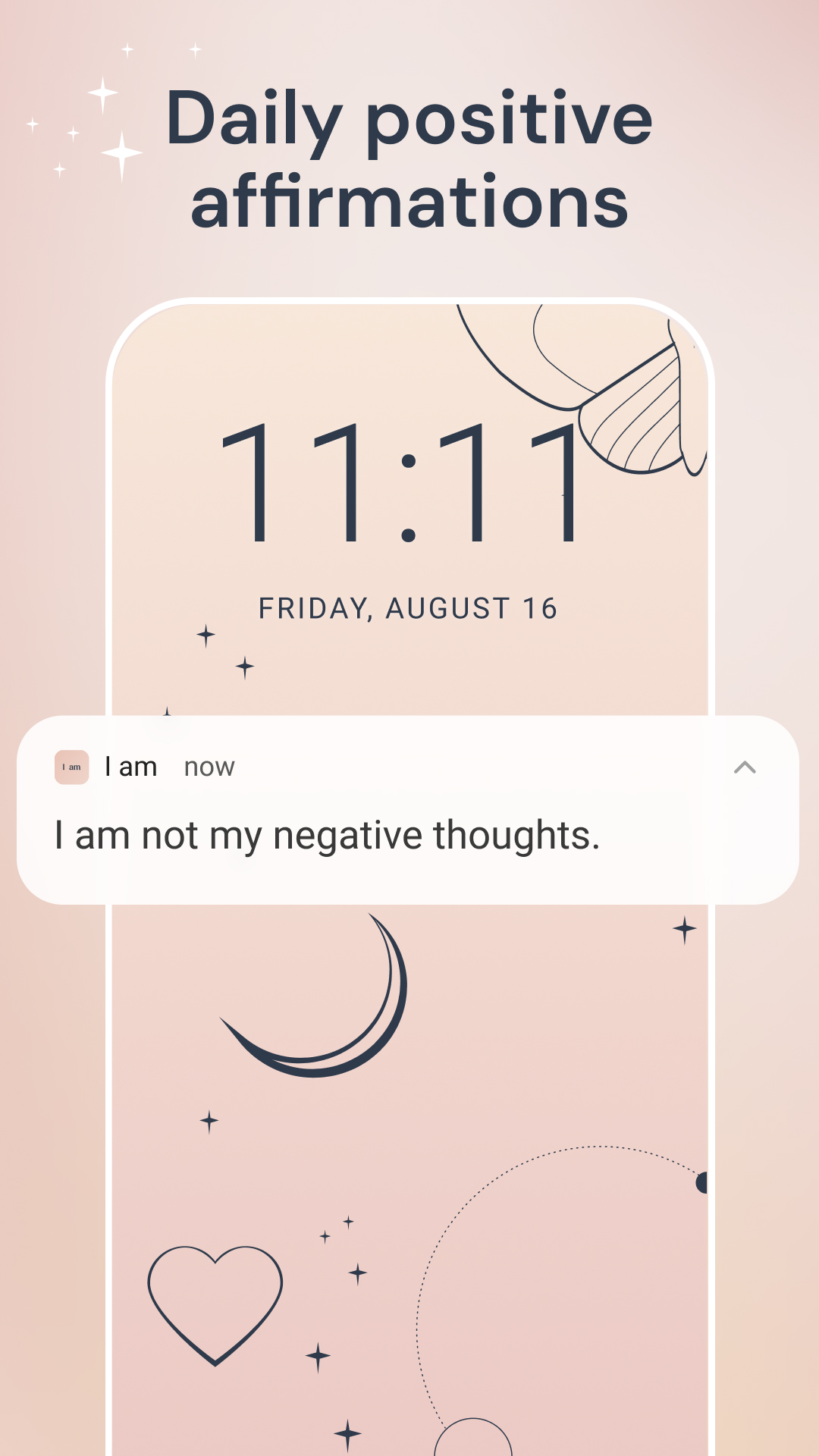 اسکرین شات 1 برنامه I am - Daily affirmations