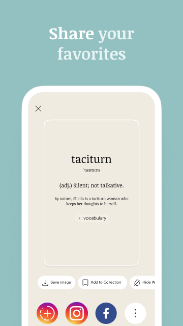 اسکرین شات 8 برنامه Vocabulary - Learn words daily