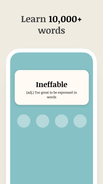 اسکرین شات 3 برنامه Vocabulary - Learn words daily