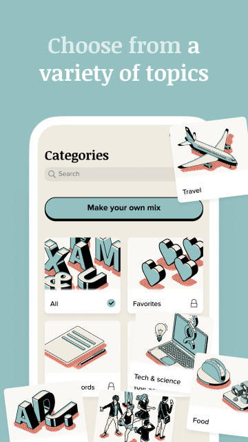 اسکرین شات 4 برنامه Vocabulary - Learn words daily