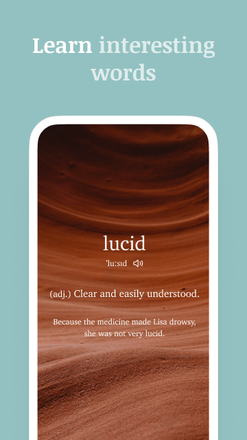 اسکرین شات 6 برنامه Vocabulary - Learn words daily