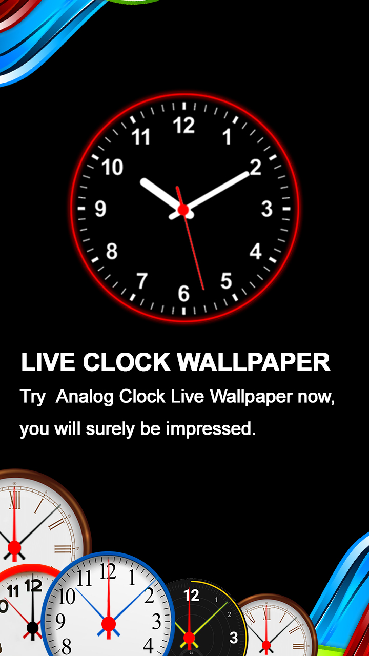اسکرین شات 5 برنامه Smart Night Clock Wallpaper