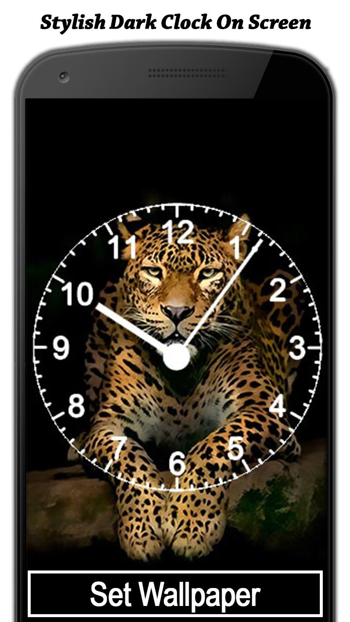 اسکرین شات 7 برنامه Dark Clock On Screen Live Wallpapers