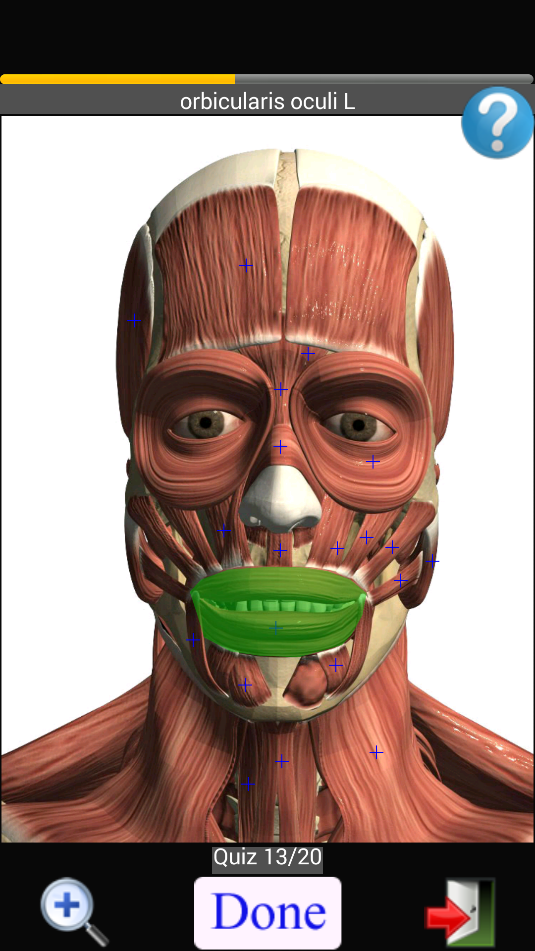 اسکرین شات 2 برنامه Anatomy Quiz