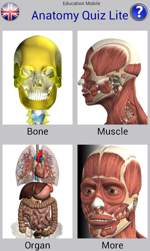 اسکرین شات 1 برنامه Anatomy Quiz