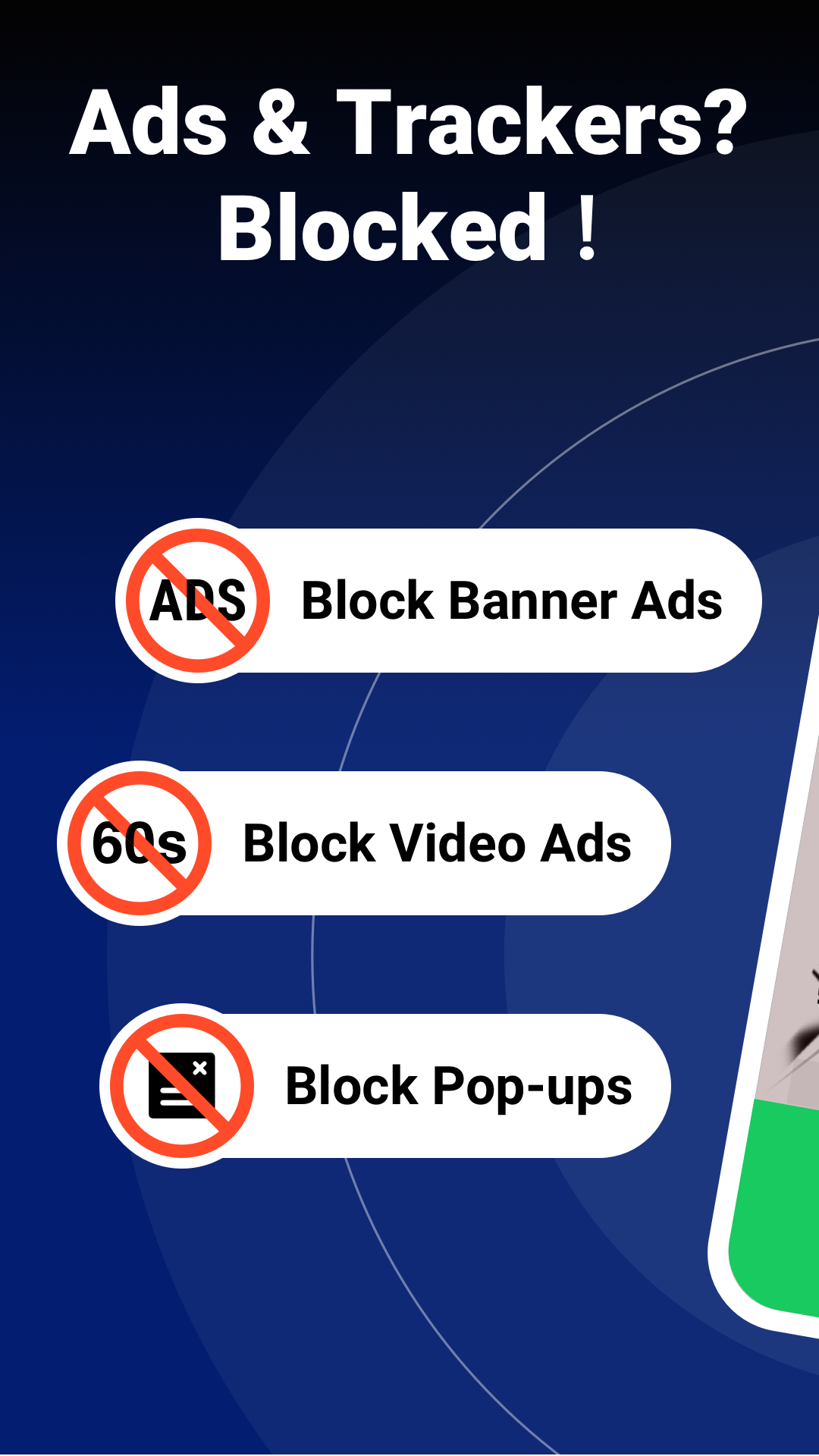 اسکرین شات 2 برنامه Free Adblocker Browser:Adblock