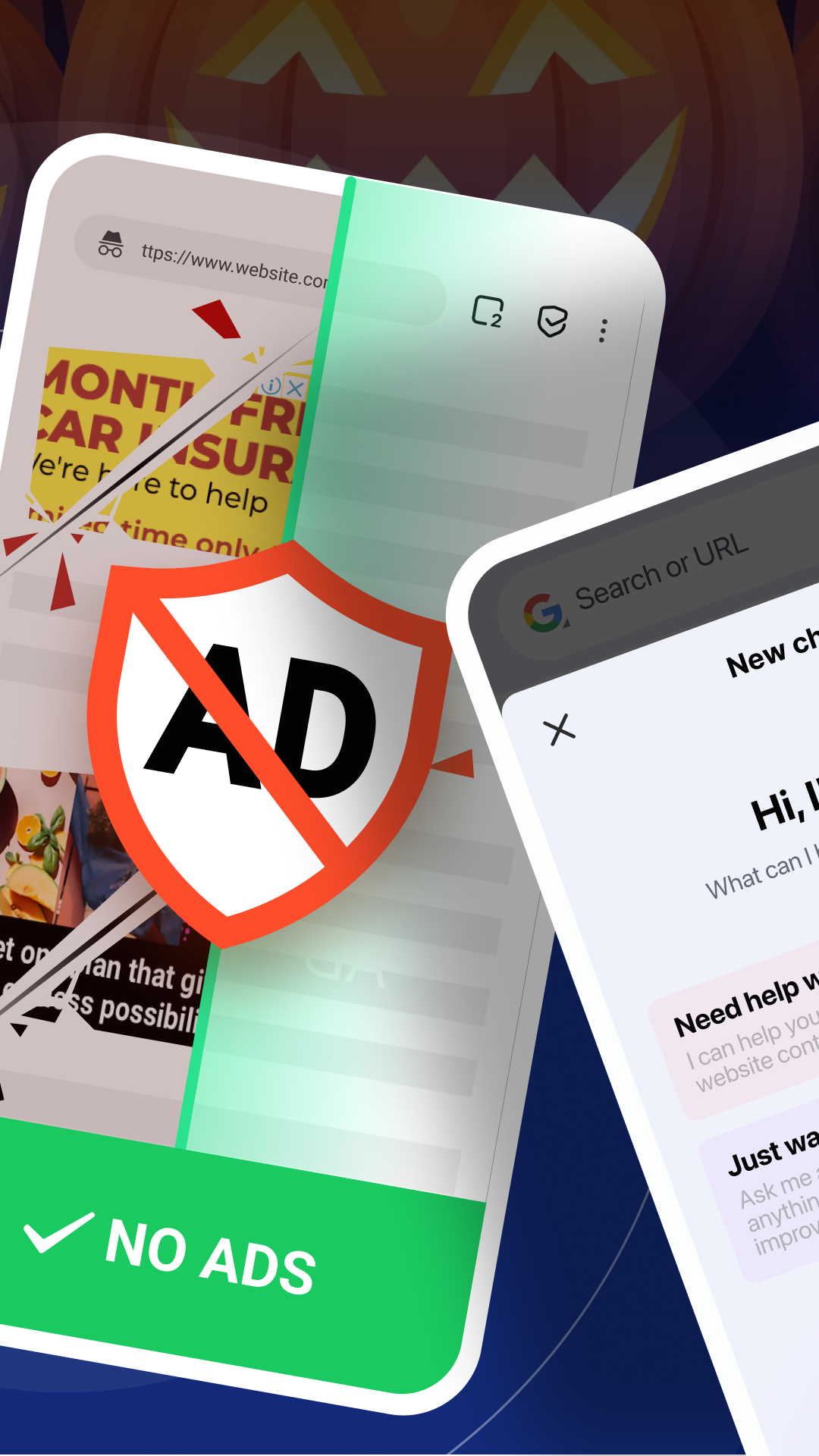 اسکرین شات 2 برنامه Free Adblocker Browser:Adblock