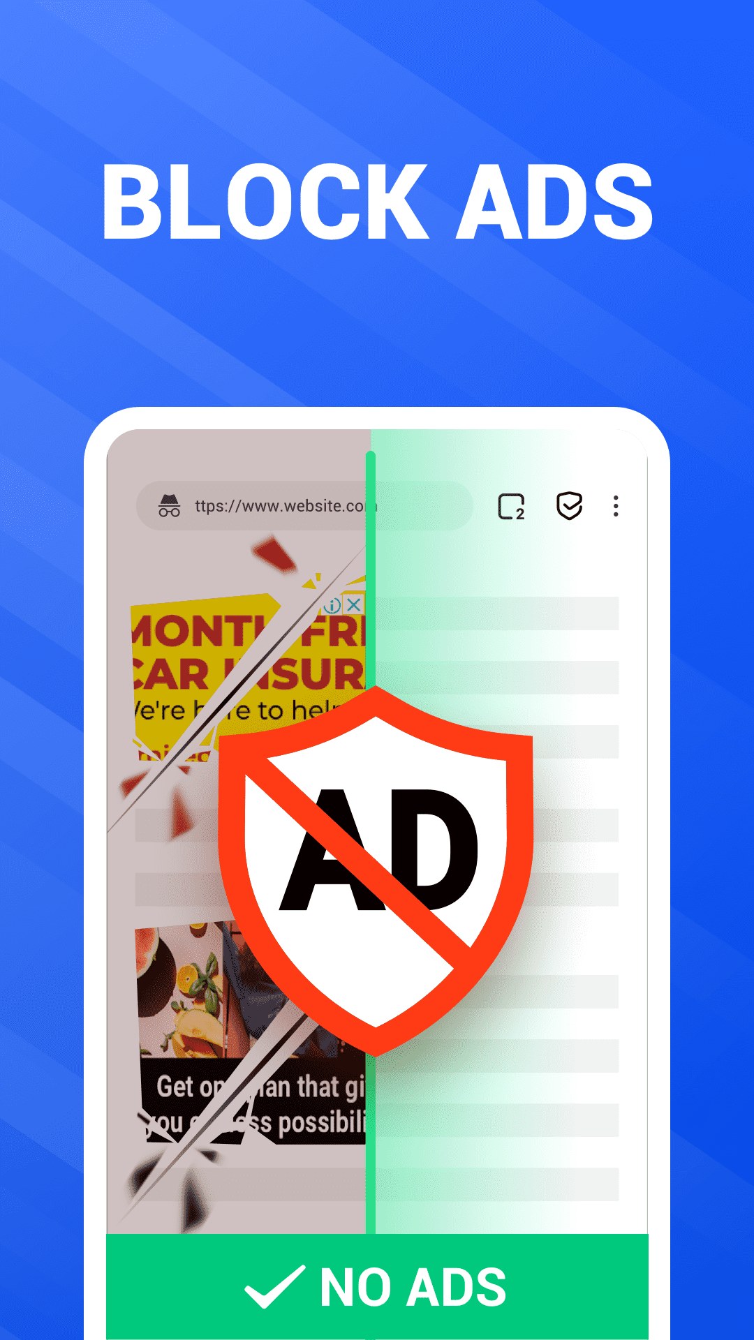 اسکرین شات 3 برنامه Power Browser: Fast & Cleaner