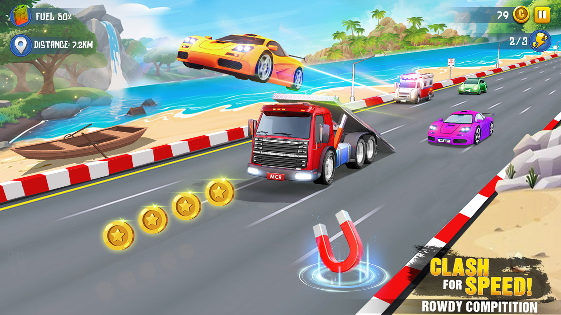 اسکرین شات 3 بازی Mini Car Racing Game