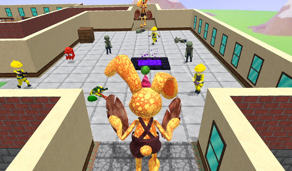 اسکرین شات 2 بازی Zombie School: Horror Monters